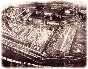 Gorzanów - litografia z 1739r.